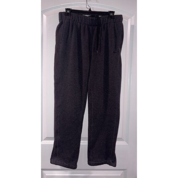 Nike Men’s Medium Sweatpants Zippered‎ Ankles Gray Fast Shipping! Swoosh - Picture 1 of 5